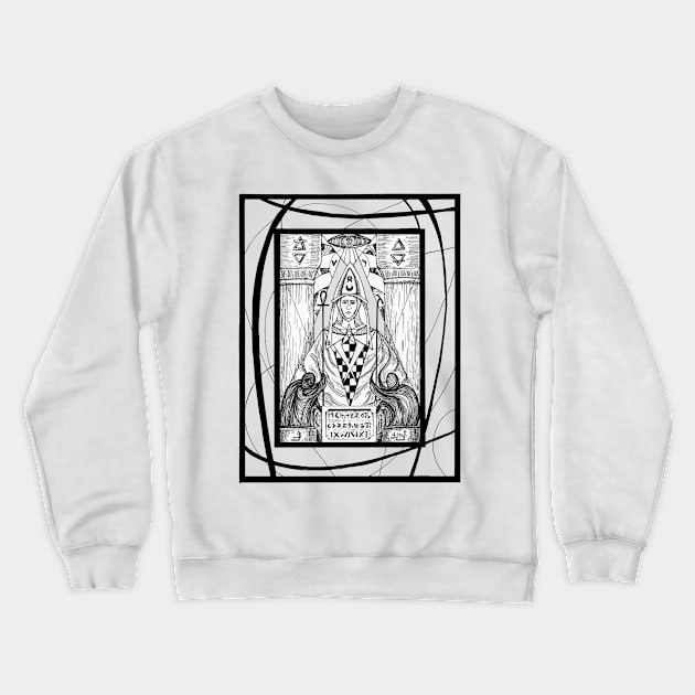 Mystic Teacher Crewneck Sweatshirt by thealchemistdru